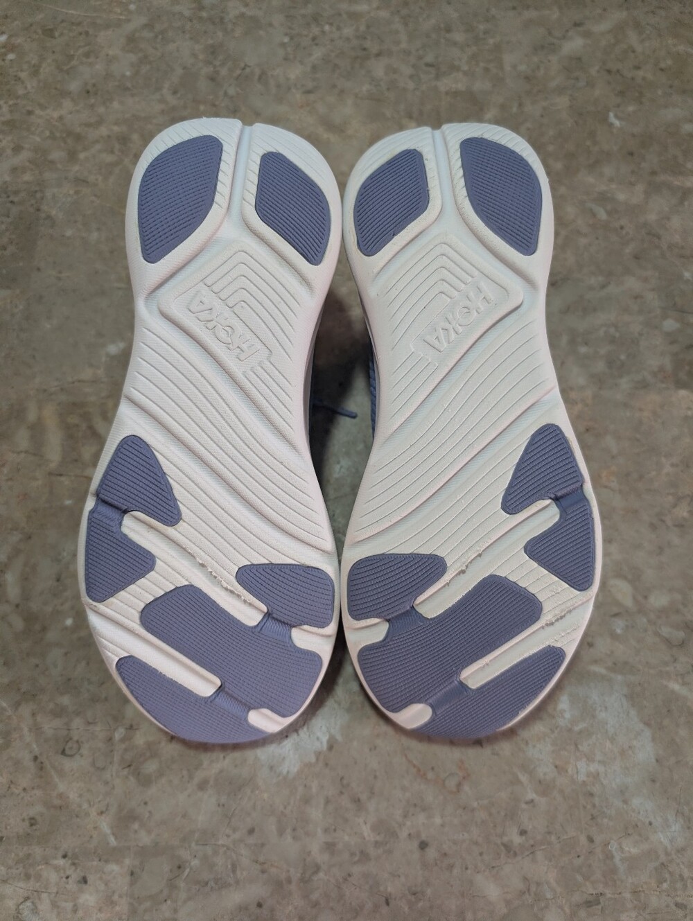 Hoka One Solimar White -Wild Indigo Running Cushioned Shoes Women's Size 7.5B - Picture 10 of 13